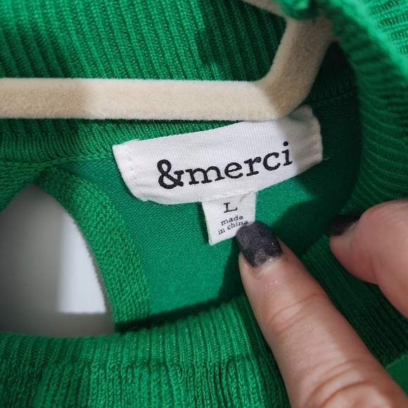 Womens &merci viscose sweater blouse, size large - Picture 2 of 7